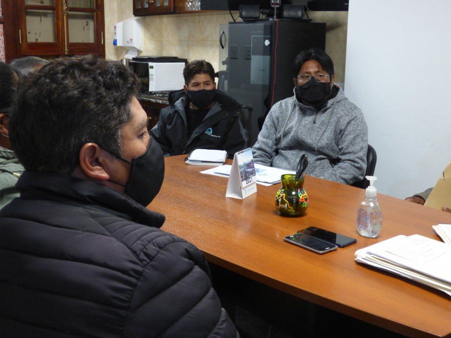 Reunión con integrantes de la Cooperativa de recuperadores La fortaleza, de Abra Pampa