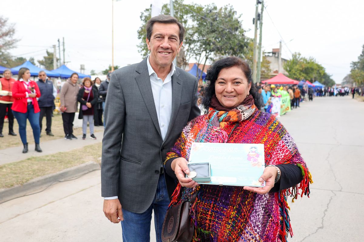 El Gobernador participó de la devoción a Santa Anita