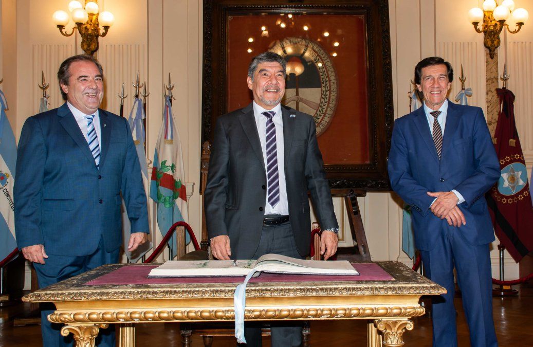 Sadir recibió a vicegobernadores del Norte Grande