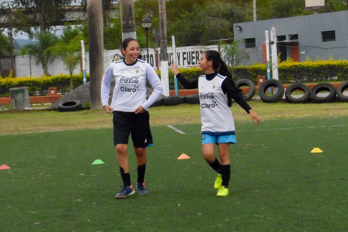 La Seleccin Argentina de Ftbol Femenino PC concentr en Jujuy