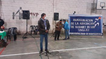 quedo inaugurada la asociacion de basquet de los valles