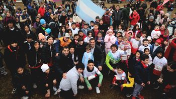 Sadir resaltó la importancia de combinar deporte y solidaridad