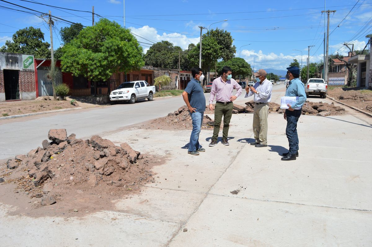 El apoyo financiero de la Provincia a LGSM permitió la concreción de las obras de pavimentos para las avenidas Soberanía Nacional y Jacarandá.