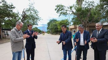 El Piquete: Sadir dejó inaugurada la nueva avenida principal