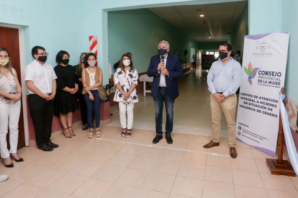 Morales inauguró el 15º centro para víctimas de violencia de género