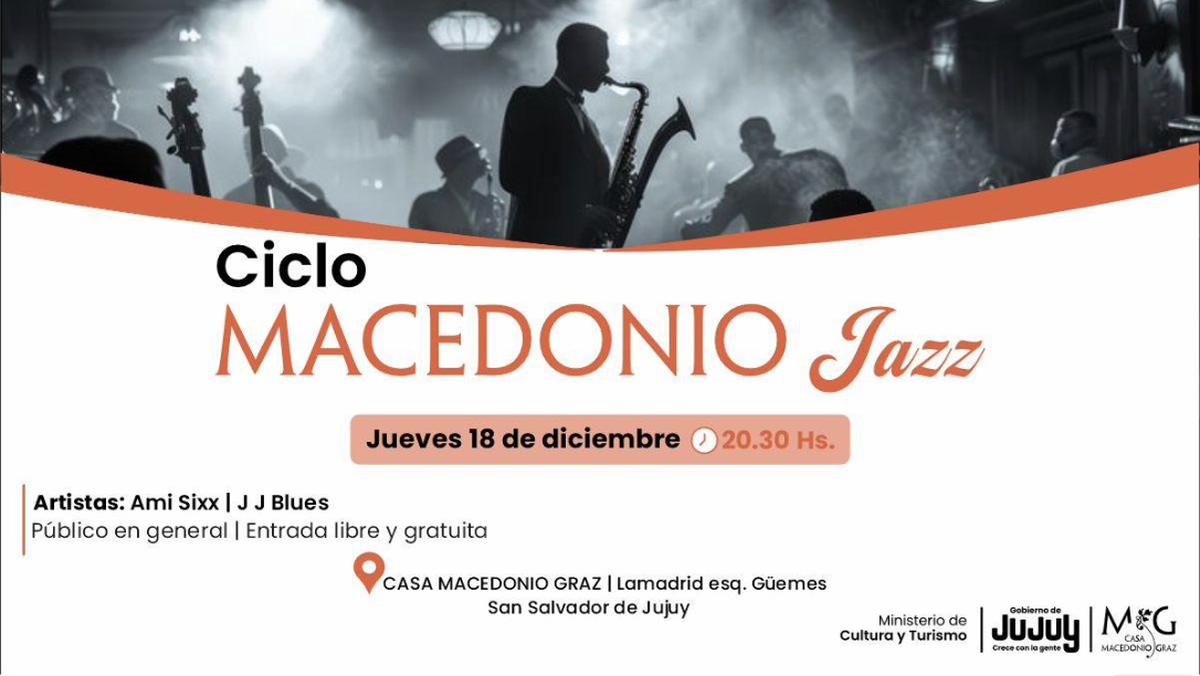 Ciclo Macedonio Jazz,  una noche de improvisación y virtuosismo musical