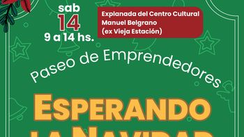 el sabado 14 se inaugura el paseo de emprendedores: esperando la navidad