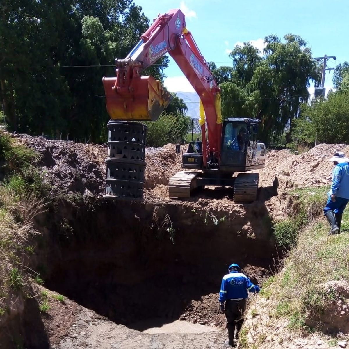 Agua Potable de Jujuy trabaja en obras de captación de agua para Humahuaca