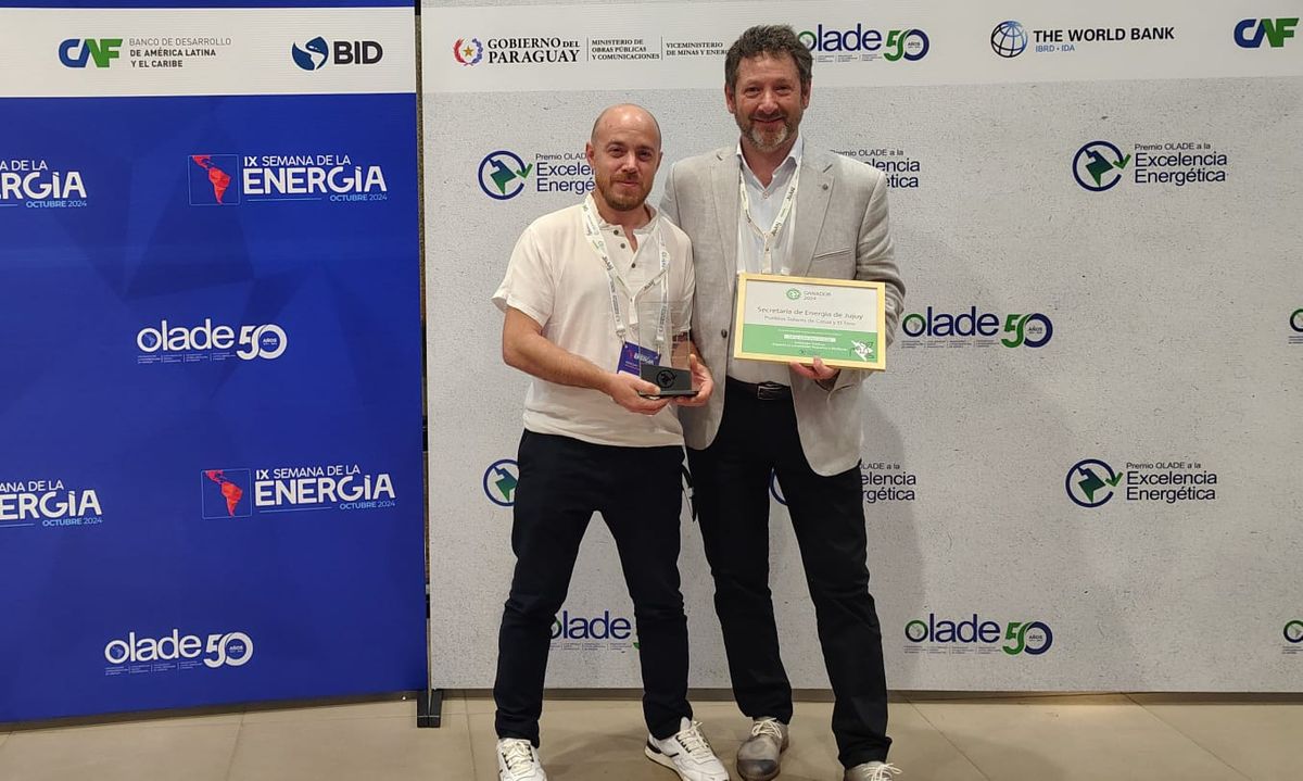 Jujuy ganó premio a mejor proyecto de energías renovables del sector público