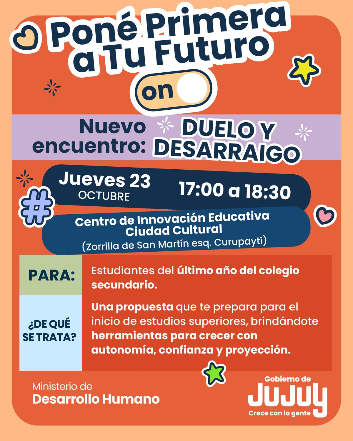 Nuevo encuentro del programa Poné Primera a tu Futuro Nuevo encuentro del programa Poné Primera a tu Futuro