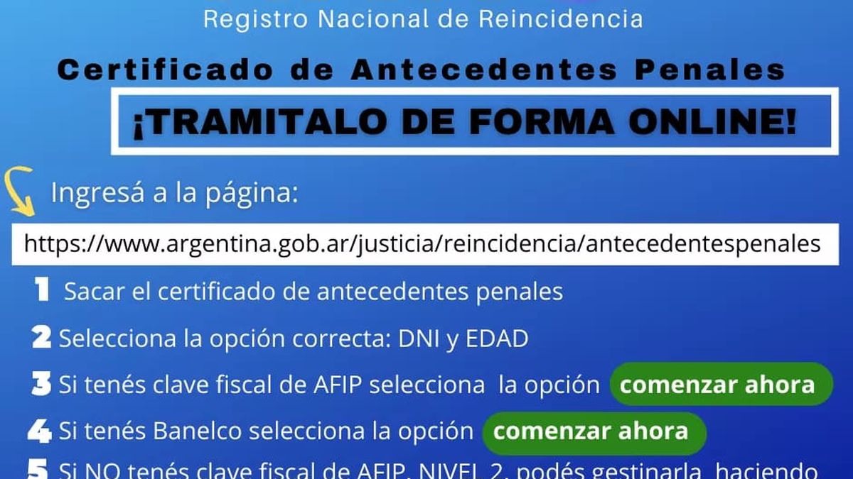 El Certificado De Antecedentes Penales,disponible Online