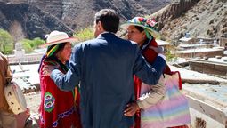 Sadir acompañó a la comunidad de Caspalá en las honras a Santa Rosa de Lima