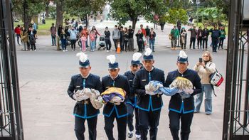 Bandera Nacional de la Libertad Civil: se realizó el tradicional cambio de Guardia de Honor