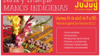 Manos Indígenas: este viernes 14 de abril se realizará la Feria y Trueque en Capital
