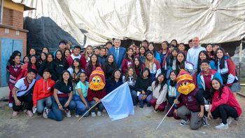 gerardo morales visito la escuela polivalente de arte y agradecio por defender la educacion publica