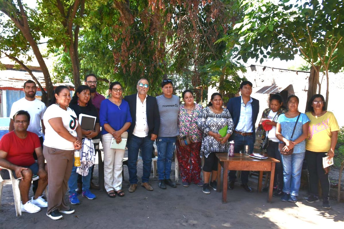 Normando Álvarez Grcía acompañando las comunidades de Yuto