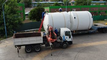 se adquirieron importantes tanques cisternas para diferentes plantas potabilizadoras de toda la provincia