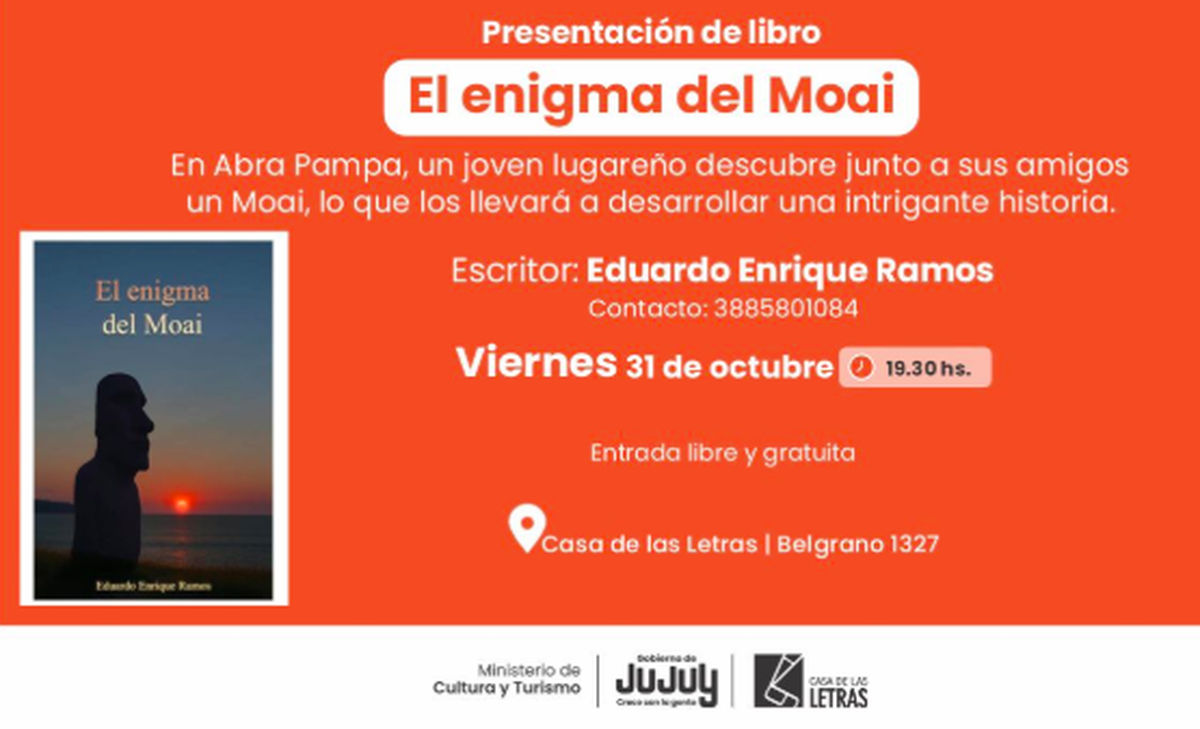 Eduardo Enrique Ramos presenta su novela ambientada en Abra Pampa Eduardo Enrique Ramos presenta su novela ambientada en Abra Pampa