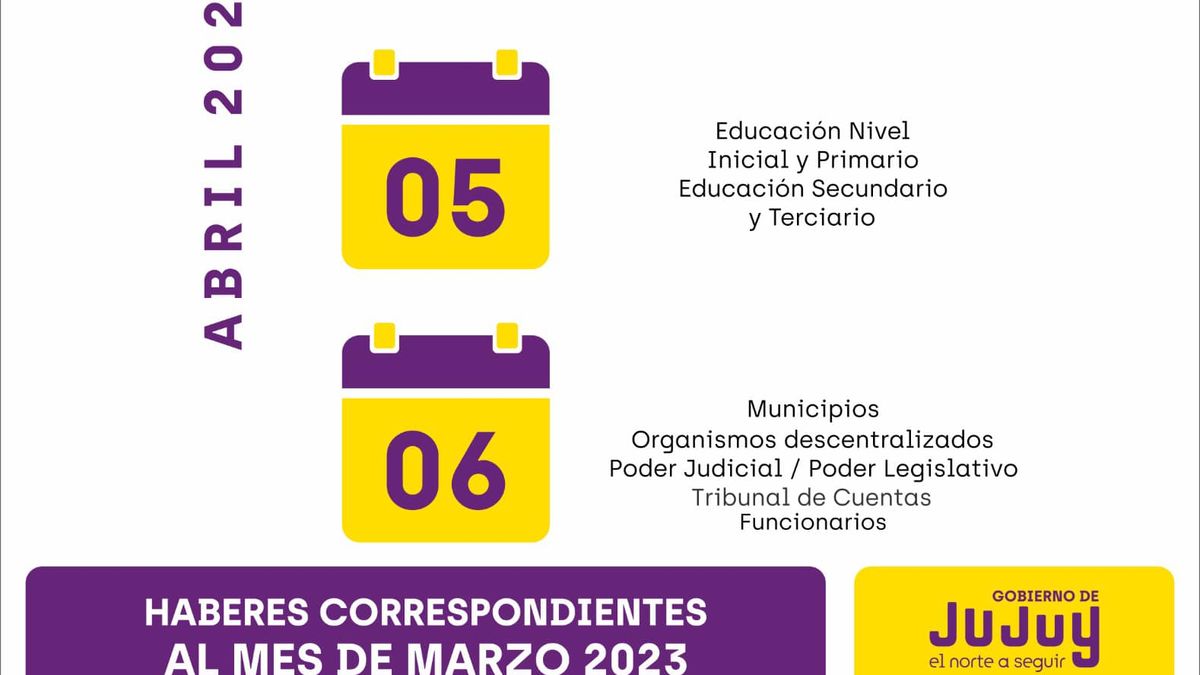 El Martes De Marzo Comienza El Cronograma De Pagos