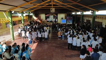 Inauguración de obras en la Escuela N° 110 
