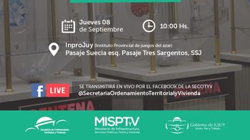 Sorteo de lotes para Palma Sola, el 19° de lotes fiscales de Jujuy Hábitat.