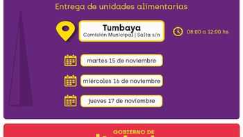 programa comer en casa: entrega de unidades alimentarias