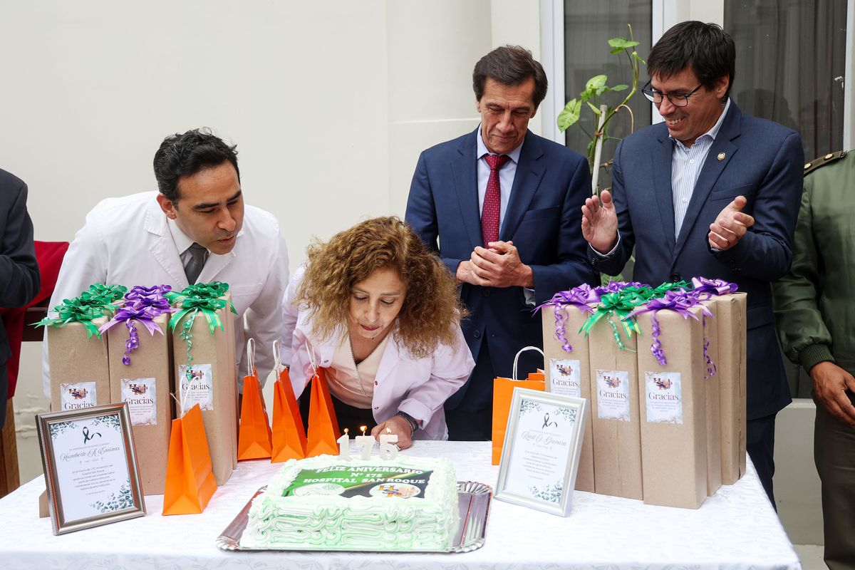 Sadir encabezó la celebración por los 175 años del hospital San Roque