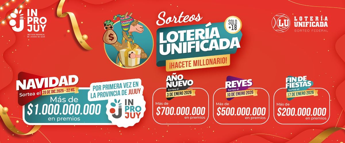 Cuenta regresiva para el Sorteo Extraordinario de Navidad de Lotería Unificada