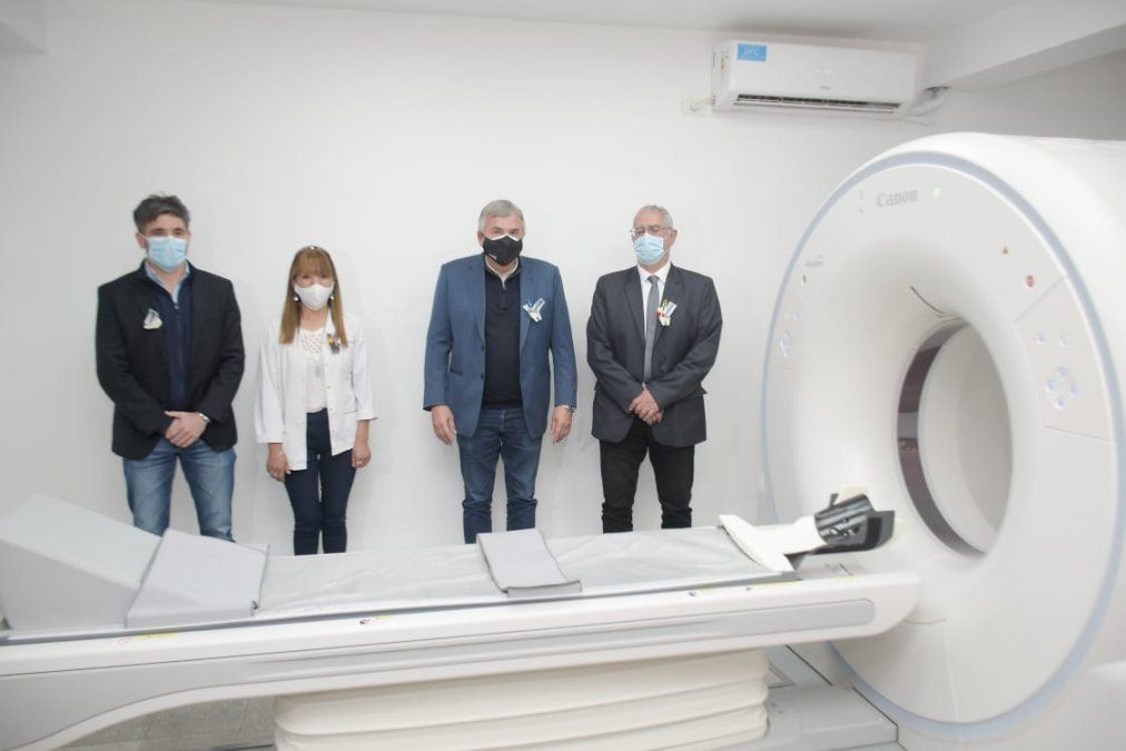 Morales inauguró un hospital modular y un nuevo tomógrafo en Susques