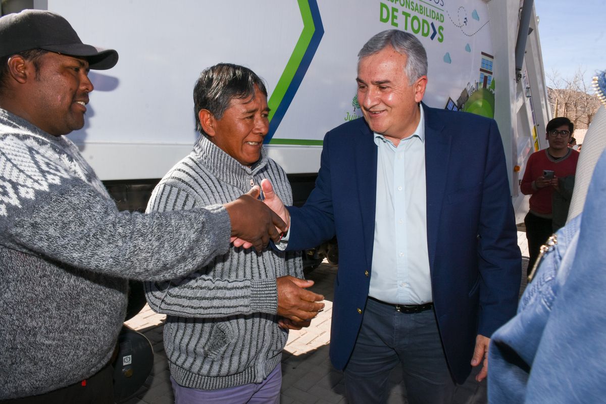 Morales entregó en Humahuaca un camión para mejorar la gestión de residuos
