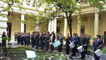 los festejos de fin de ano ya se viven en  casa de gobierno