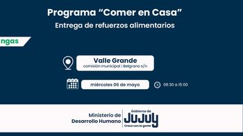 Comer en Casa: entrega de Unidades Alimentarias en distintas localidades de la provincia