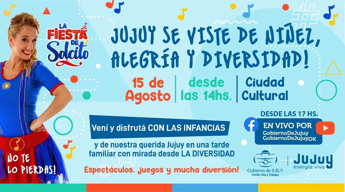 Presentación del Festival Jujuy se viste de niñez, alegría y diversidad
