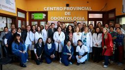 El gobernador Sadir acompañó el 8° aniversario del Centro Provincial de Odontología
