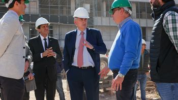 morales y sadir evaluaron el avance de la obra del cabildo