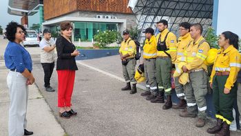 gran desempeno de brigadistas de jujuy, en neuquen