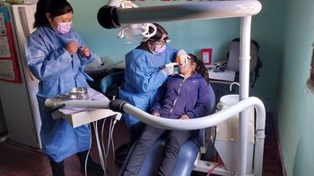 equipo de odontologia de la provincia brindo asistencia a comunidad de sauzalito