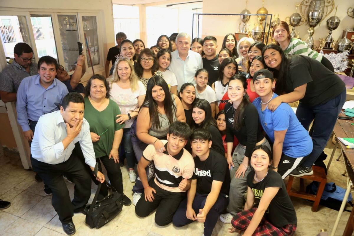 Gerardo Morales y un septiembre dedicado a los estudiantes