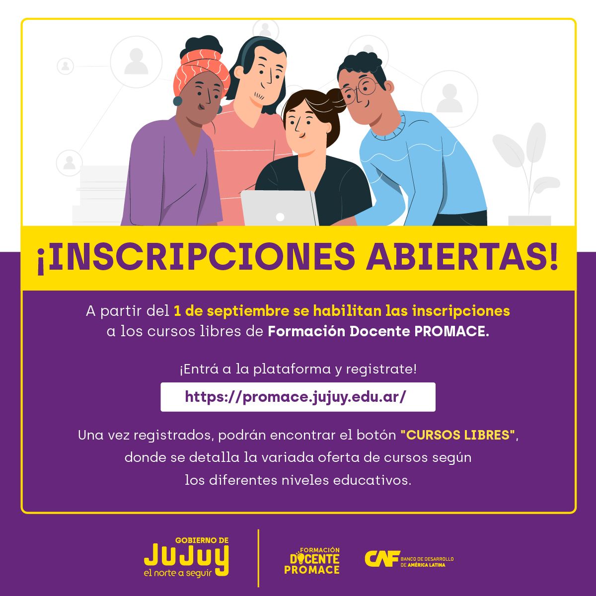 Habilitan inscripcin a cursos gratuitos y con puntaje para toda la docencia de la provincia