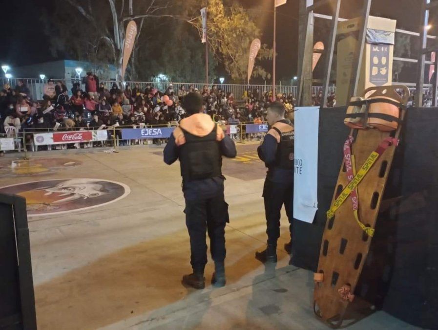 Gran despliegue policial garantizó la seguridad en la Fiesta Nacional de los Estudiantes
