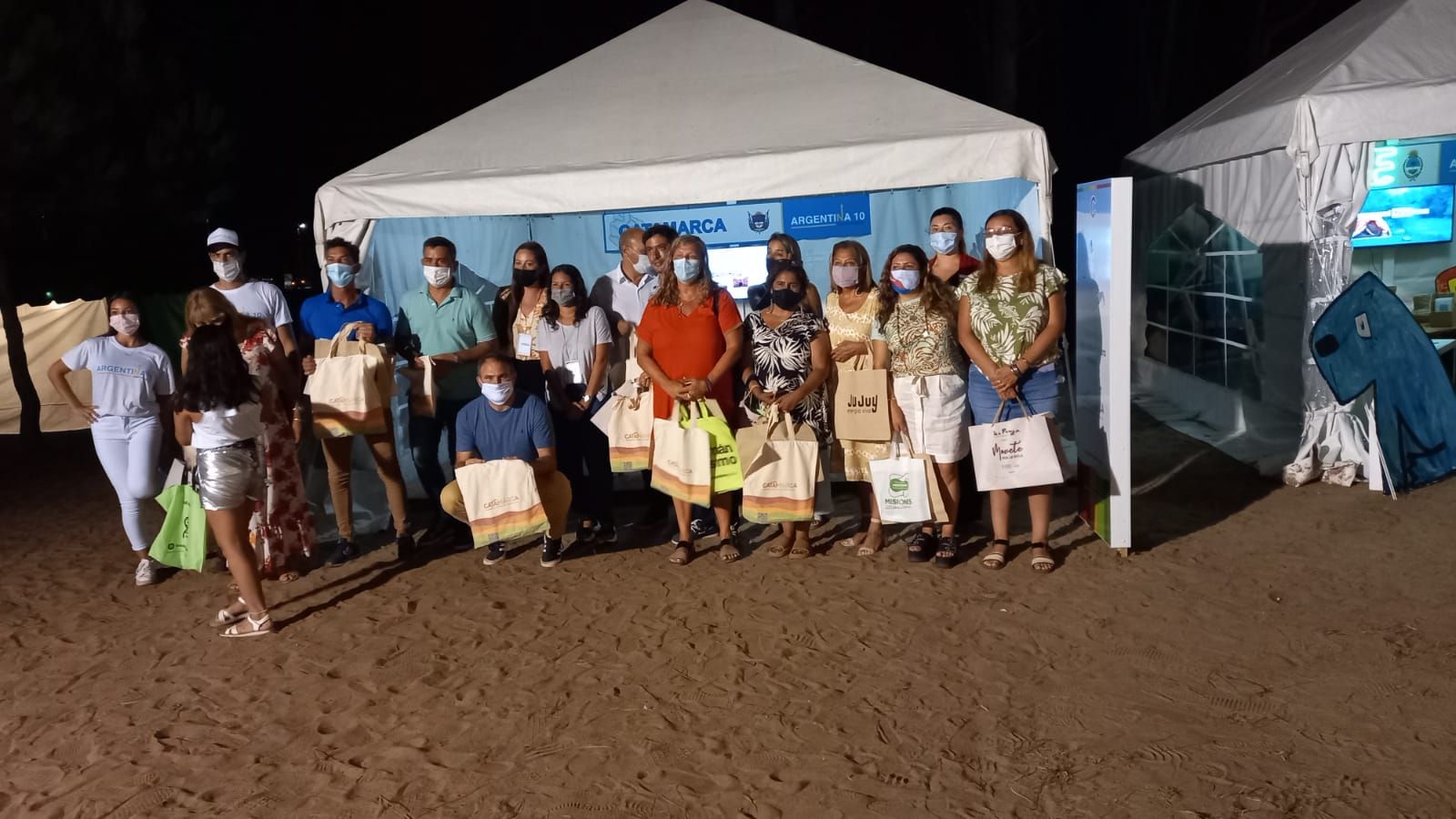 exitosa inauguracion del espacio del norte grande en pinamar