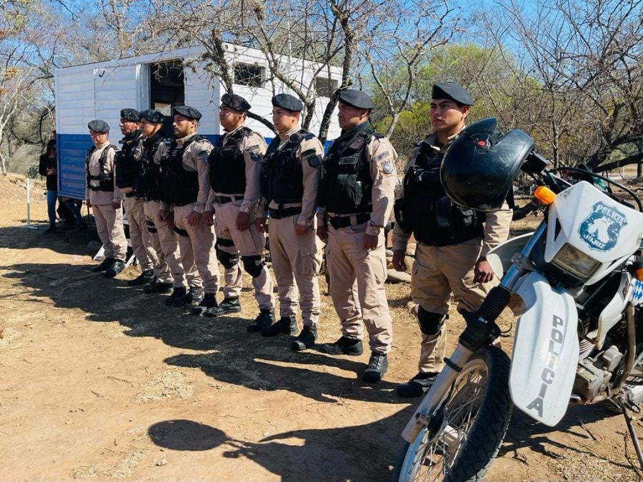 En Tierra Brava se instaló una base de la Policía Rural