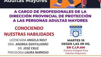 Taller de Promoción de Derechos y Buen Trato para  personas Adultas Mayores en El Carmen 