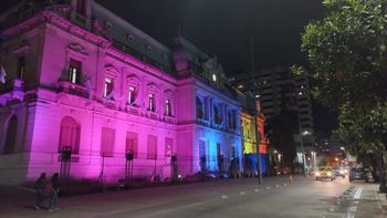 Escena lumínica en Casa de Gobierno