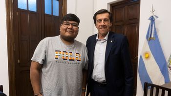 sadir recibio al representante jujeno en la seleccion argentina de esports