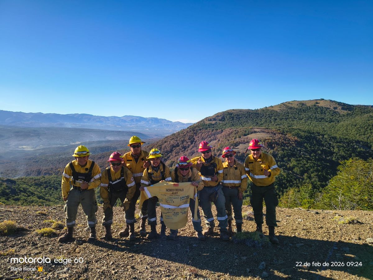 Exitoso trabajo de brigadistas jujeños en Chubut