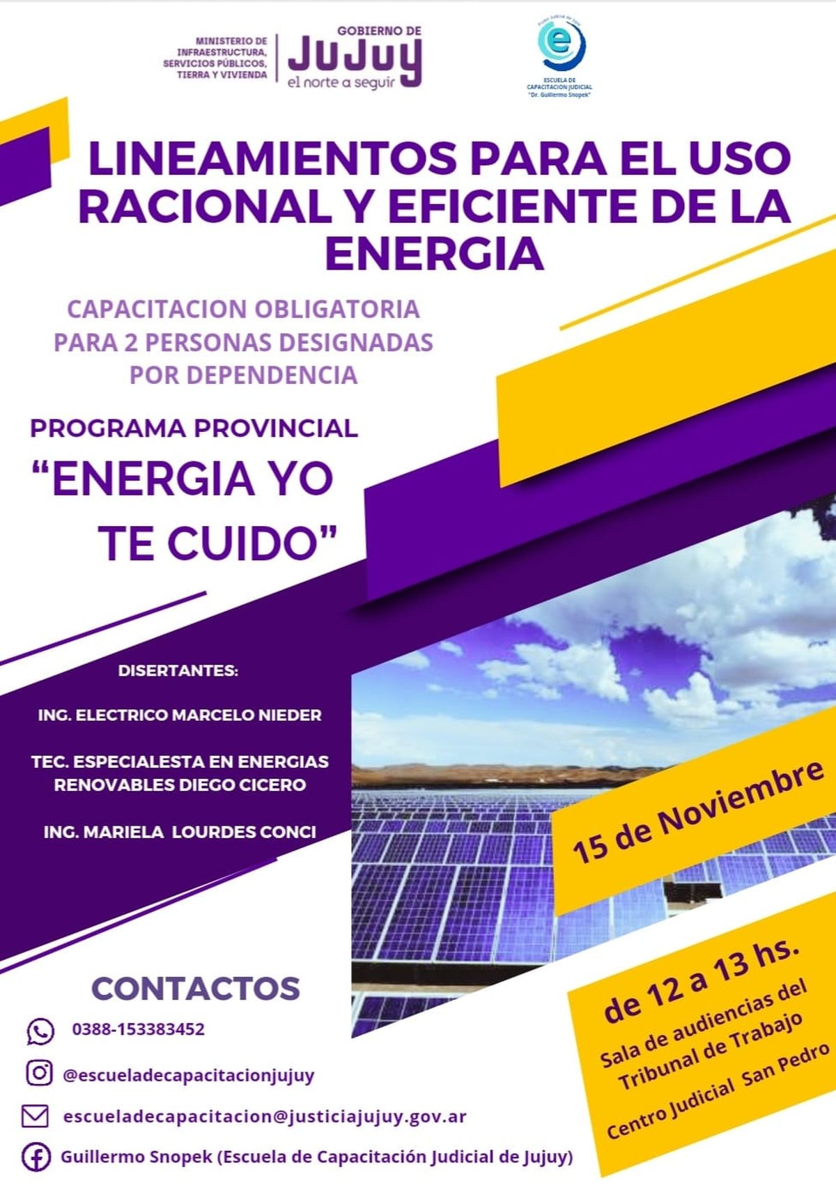 Eficiencia energética para el Centro Judicial de San Pedro
