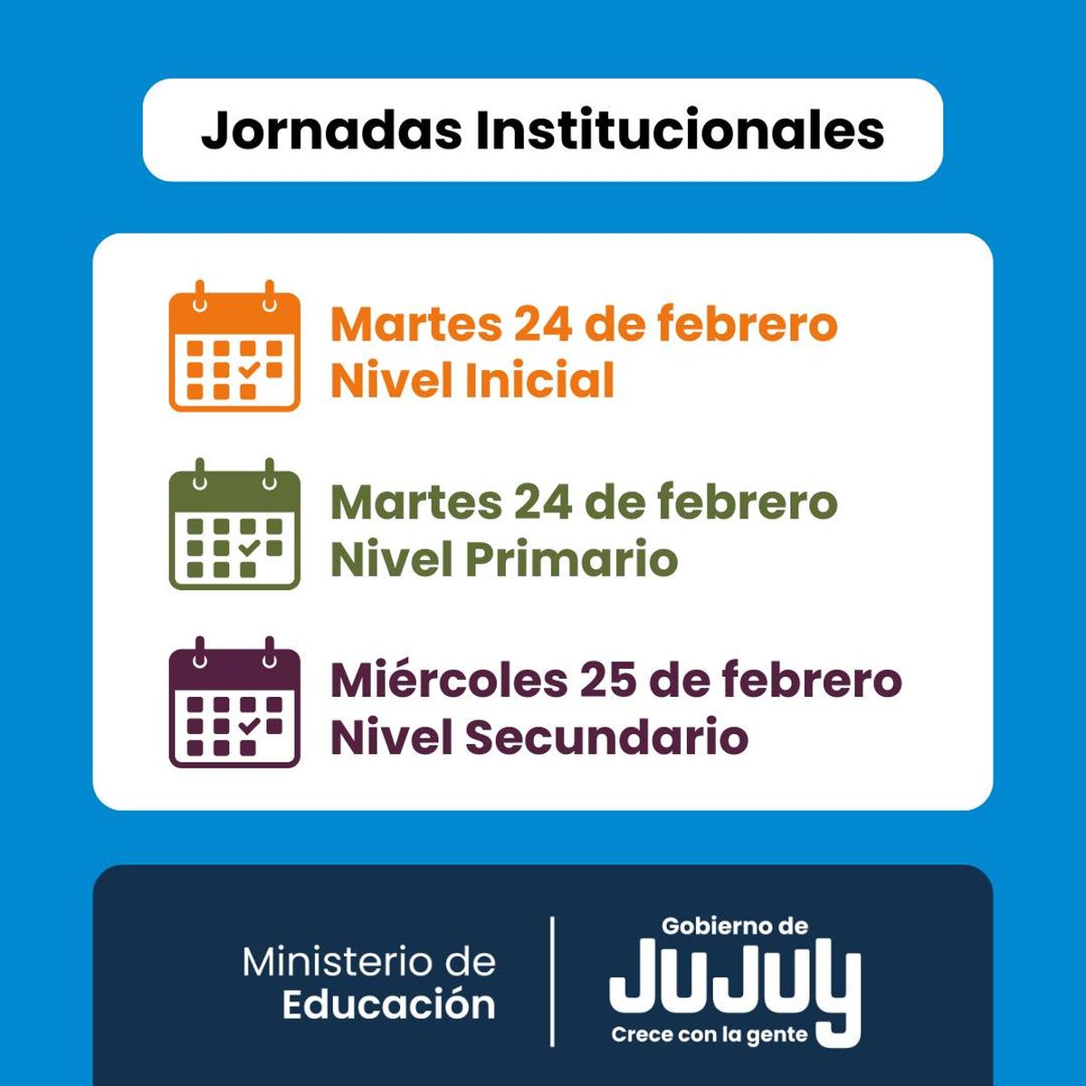 Ciclo Lectivo 2026 en Jujuy: con calendario trimestral, las clases inician el 2 de marzo