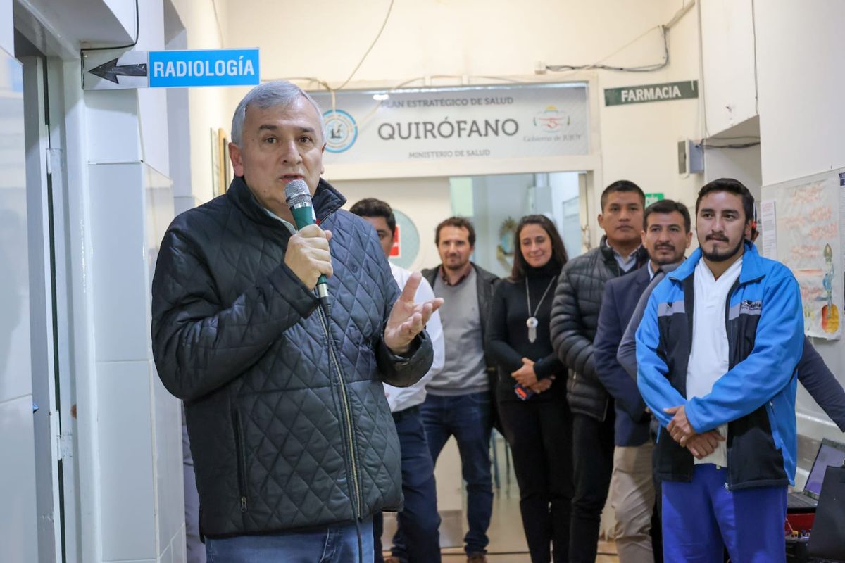 Morales inauguró la sala de tomografía del hospital de Humahuaca
