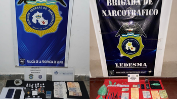 Operativos contra el narcomenudeo en Jujuy: más de 1.500 dosis secuestradas